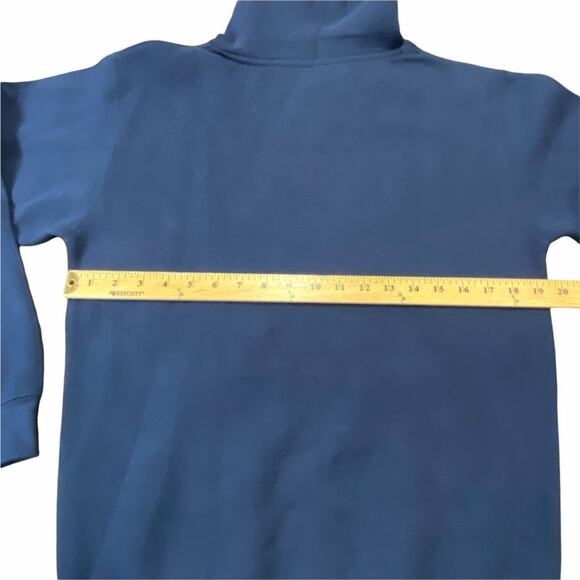 LAT Cozy Adult Fleece Hoodie Sweatshirt Bunny Hug Navy Blue Size Small - Picture 8 of 11